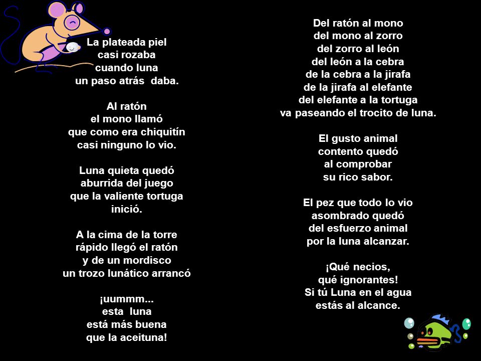 de la jirafa al elefante del elefante a la tortuga