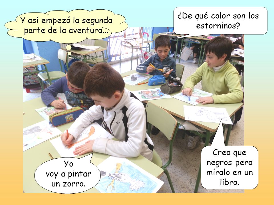 ¿De qué color son los estorninos