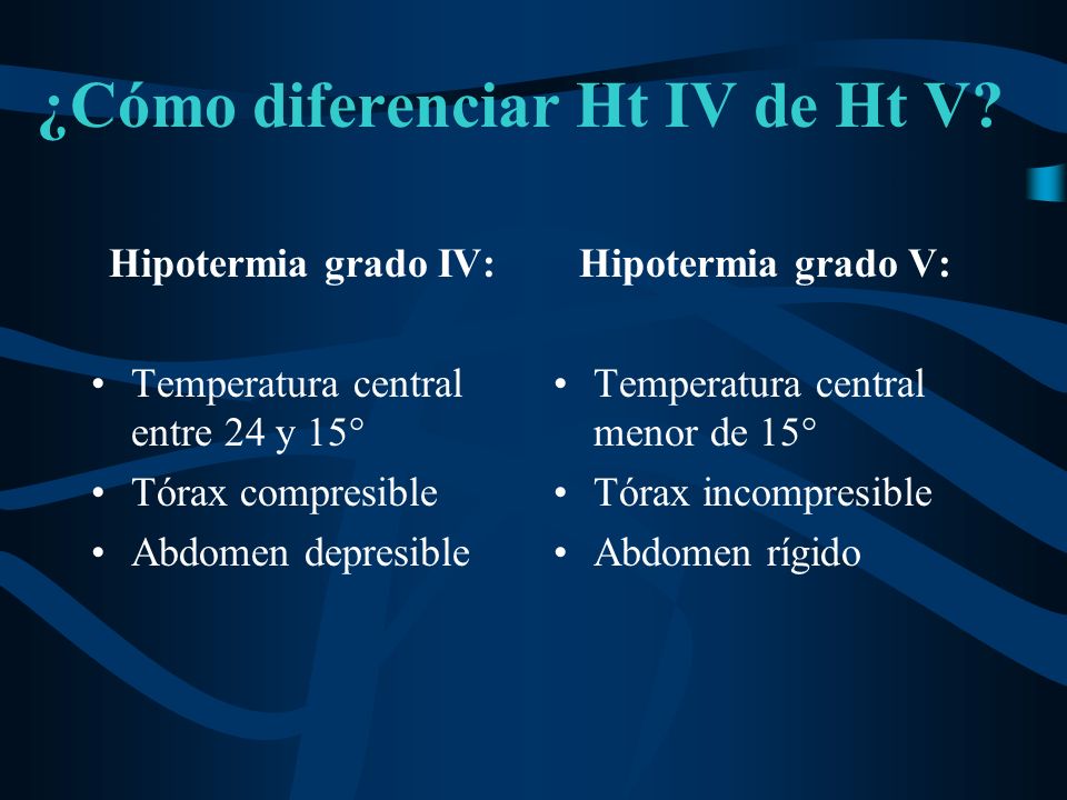 ¿Cómo diferenciar Ht IV de Ht V