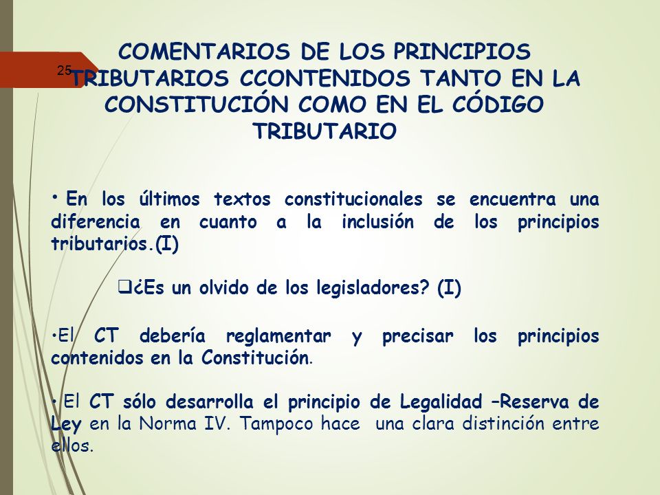 COMENTARIOS DE LOS PRINCIPIOS TRIBUTARIOS CCONTENIDOS TANTO EN LA CONSTITUCIÓN COMO EN EL CÓDIGO TRIBUTARIO