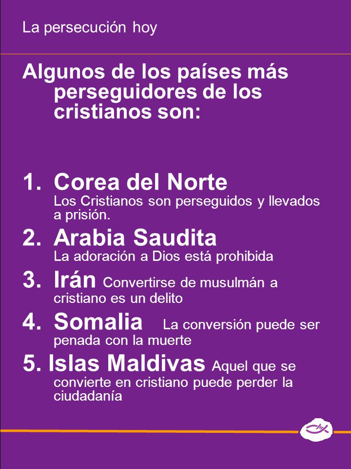 Corea del Norte Los Cristianos son perseguidos y llevados a prisión.