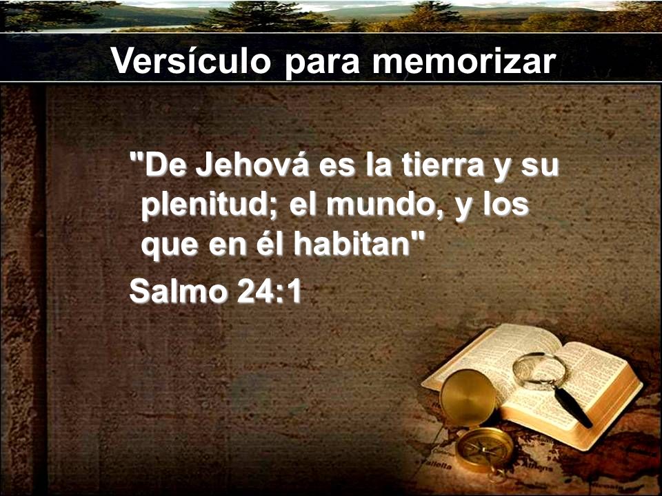 Versículo para memorizar