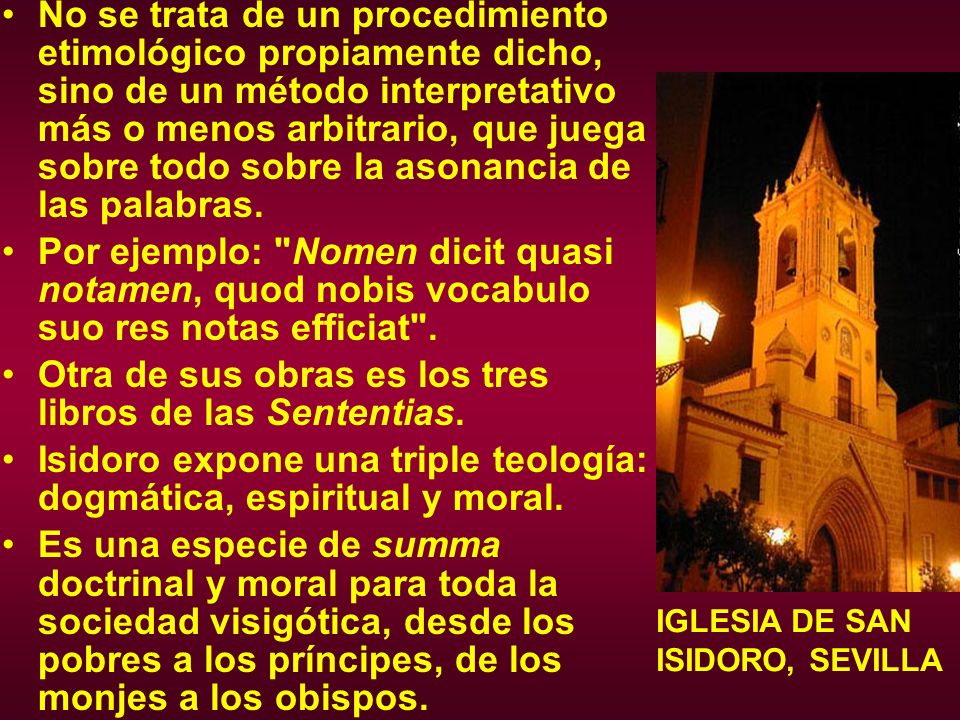 Otra de sus obras es los tres libros de las Sententias.