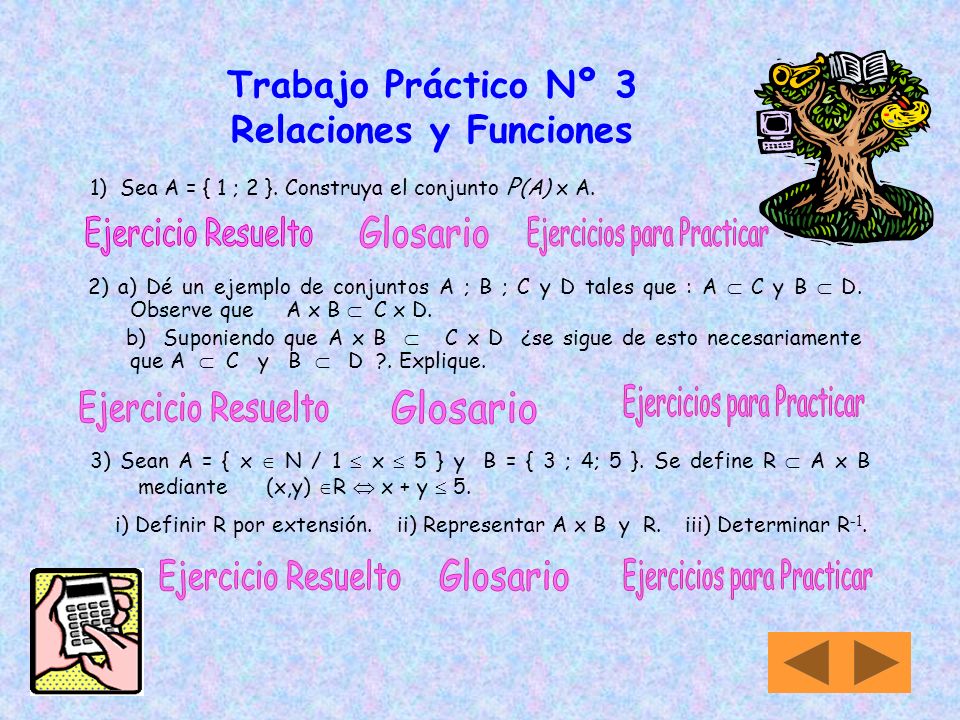 Trabajo Práctico Nº 3 Relaciones y Funciones