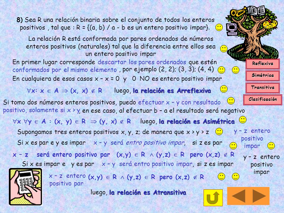 En cualquiera de esos casos x – x = 0 y 0 NO es entero positivo impar
