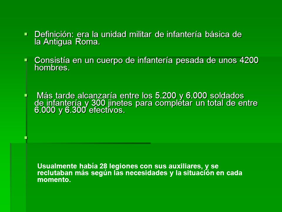 Consistía en un cuerpo de infantería pesada de unos 4200 hombres.