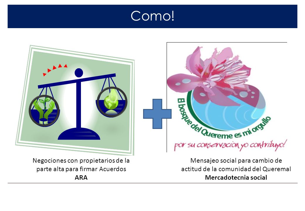 Negociones con propietarios de la parte alta para firmar Acuerdos ARA