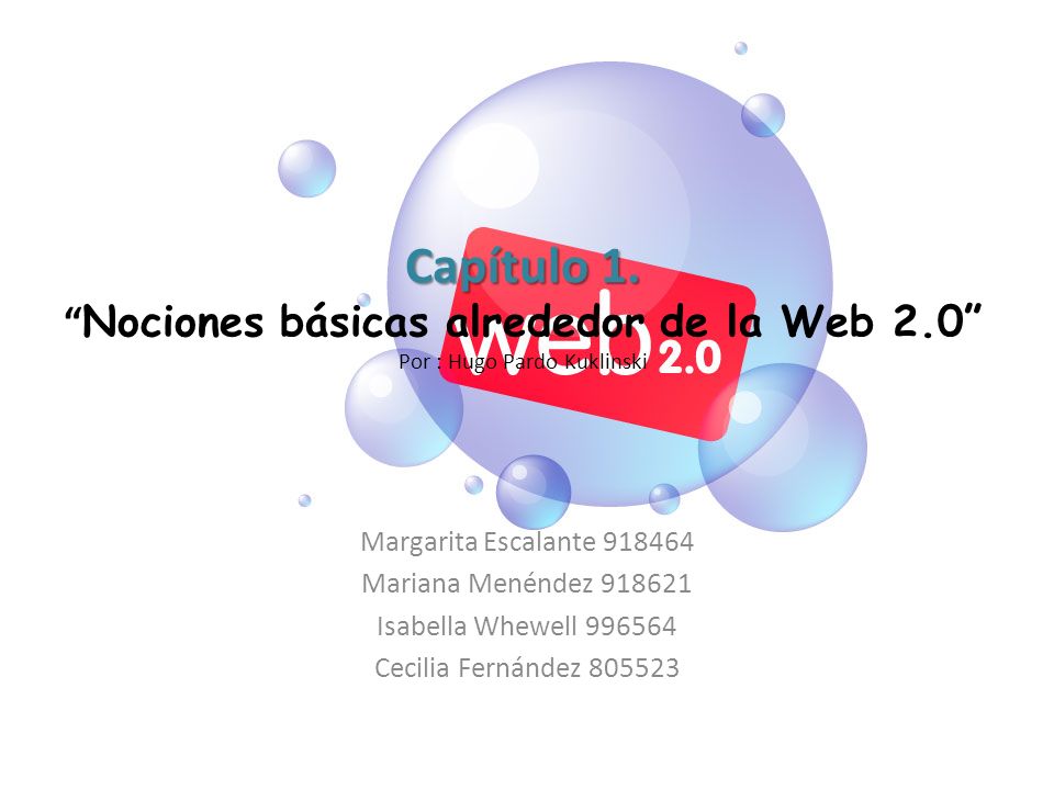 Capítulo 1. Nociones básicas alrededor de la Web 2