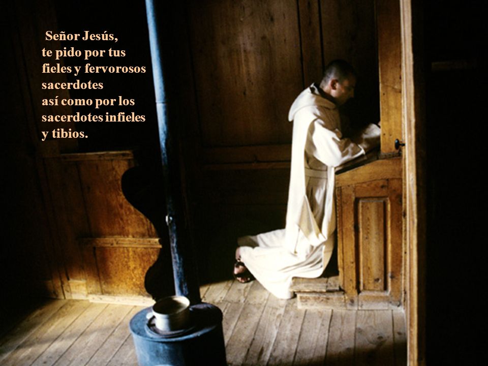 Señor Jesús, te pido por tus fieles y fervorosos sacerdotes.