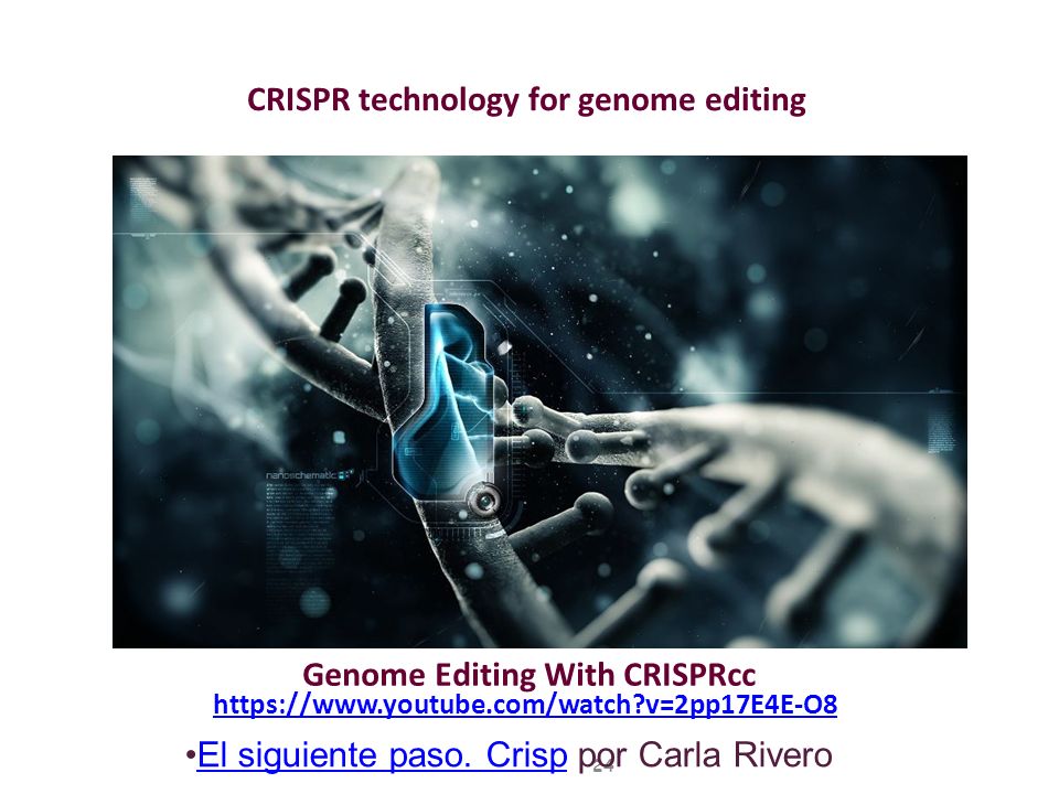 CRISPR technology for genome editing Genome Editing With CRISPRcc