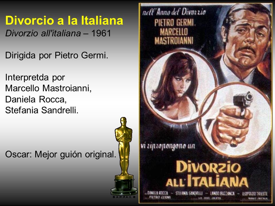 Divorcio a la Italiana Divorzio all italiana – 1961