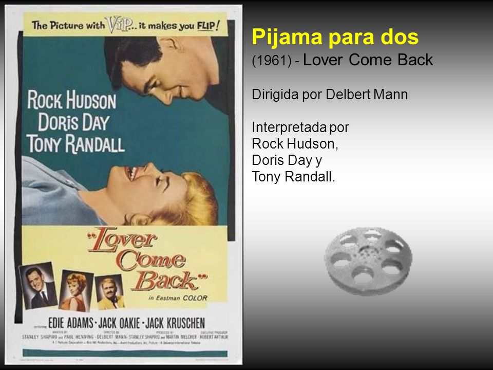 Pijama para dos (1961) - Lover Come Back Dirigida por Delbert Mann