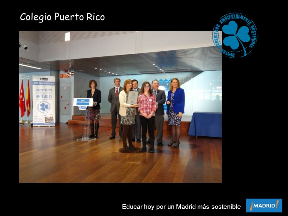 Colegio Puerto Rico Educar hoy por un Madrid más sostenible