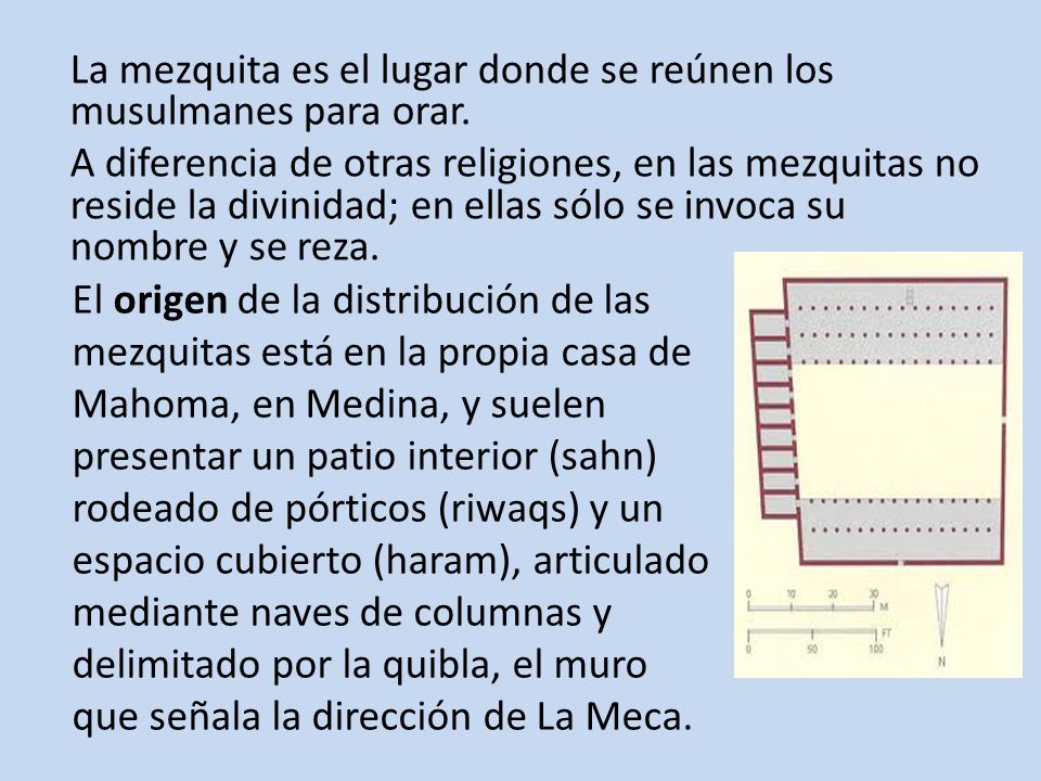 La mezquita es el lugar donde se reúnen los musulmanes para orar