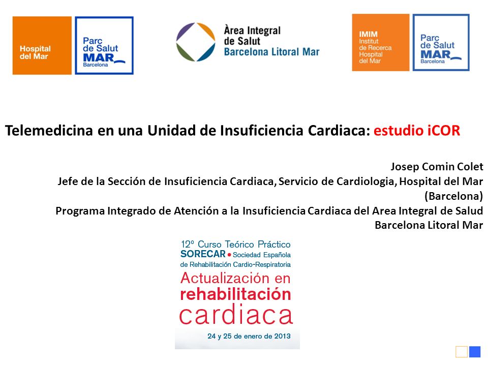 Telemedicina en una Unidad de Insuficiencia Cardiaca: estudio iCOR