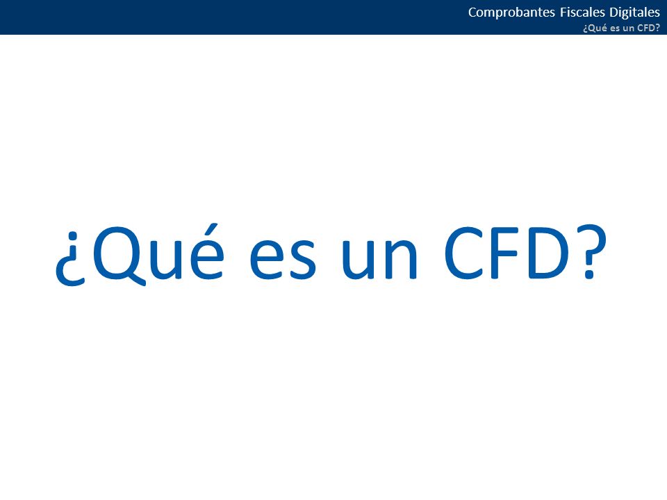 ¿Qué es un CFD