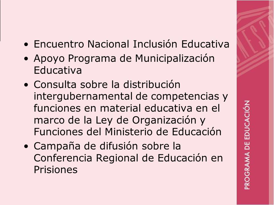Encuentro Nacional Inclusión Educativa