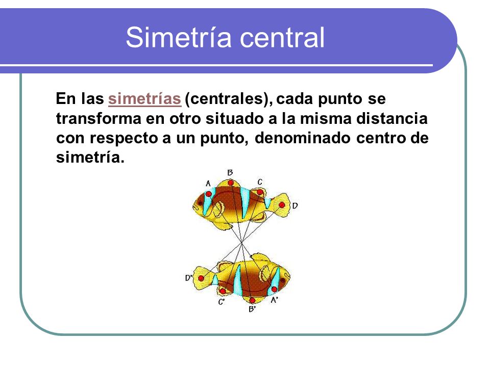 Simetría central