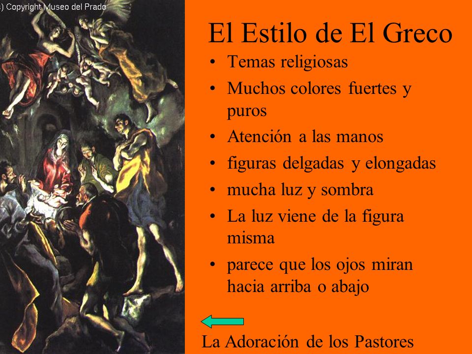 El Estilo de El Greco Temas religiosas Muchos colores fuertes y puros