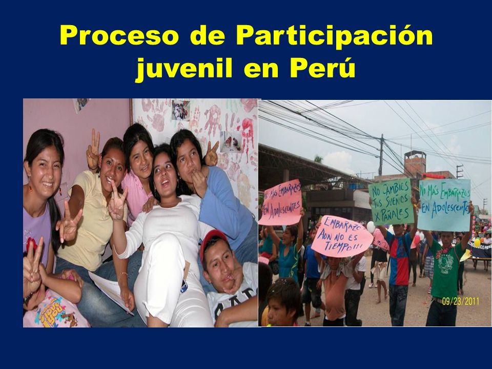 Proceso de Participación juvenil en Perú