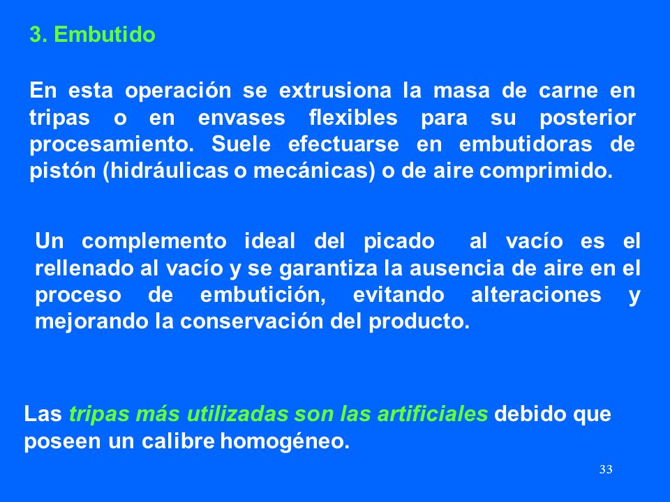 3. Embutido
