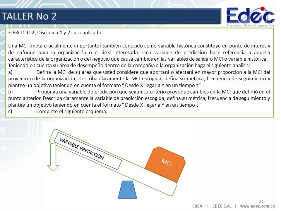TALLER No 2 EJERCICIO 2; Disciplina 1 y 2 caso aplicado.