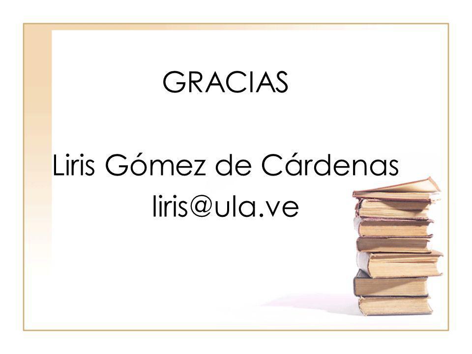 Liris Gómez de Cárdenas