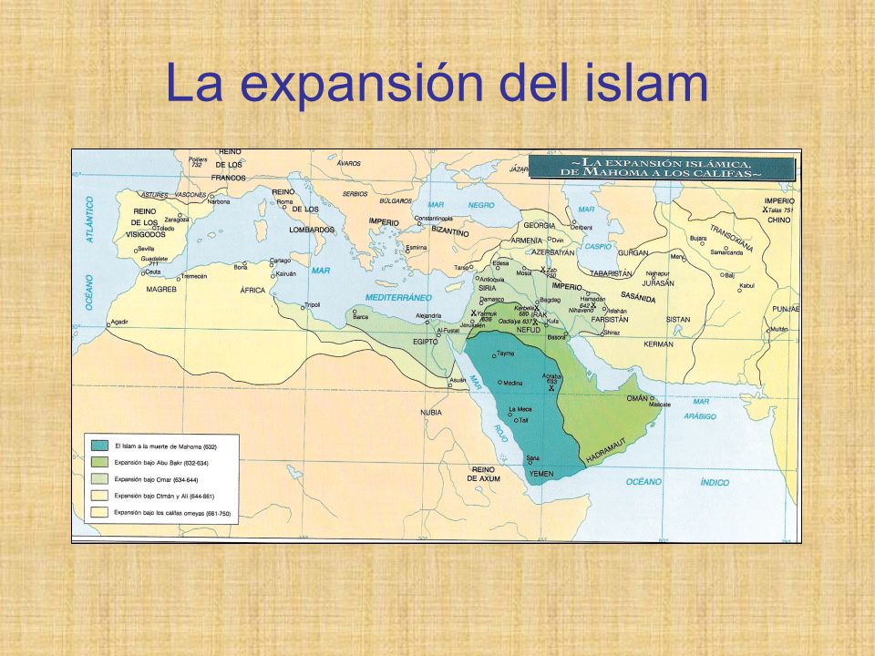 La expansión del islam
