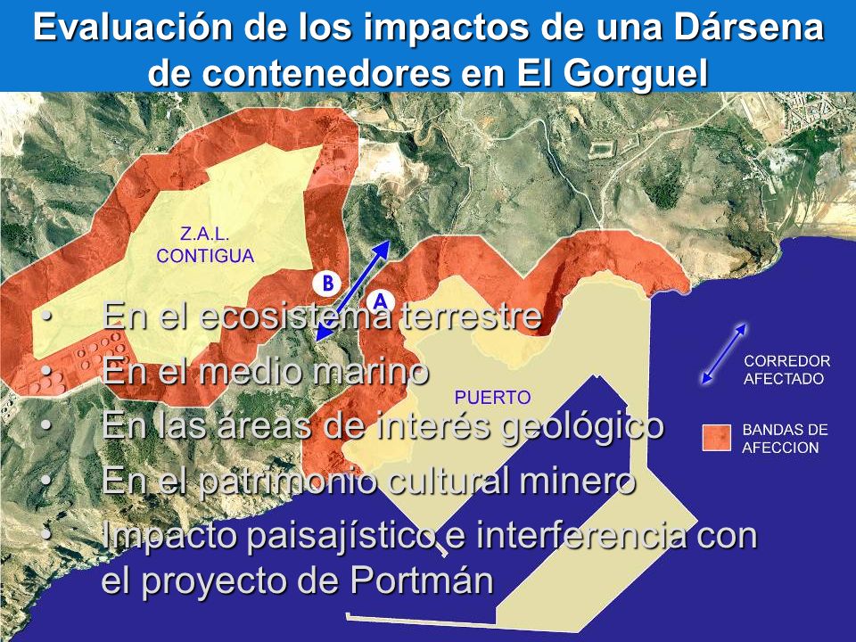 Evaluación de los impactos de una Dársena de contenedores en El Gorguel