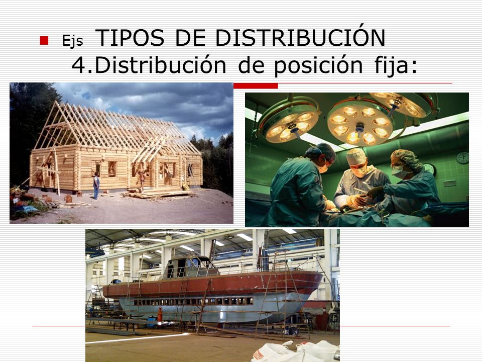 TIPOS DE DISTRIBUCIÓN 4.Distribución de posición fija: