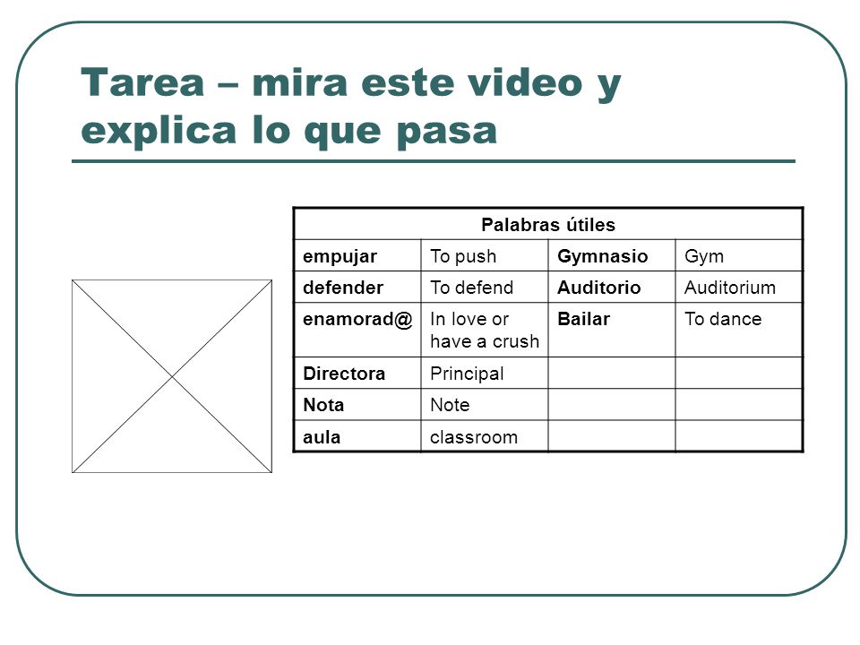 Tarea – mira este video y explica lo que pasa
