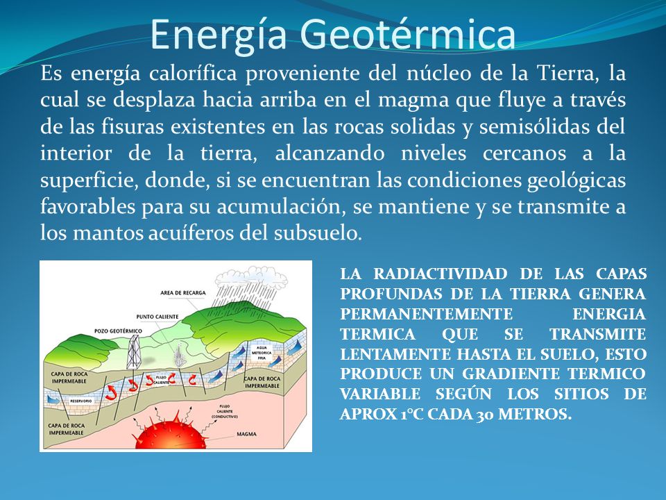 Energía Geotérmica