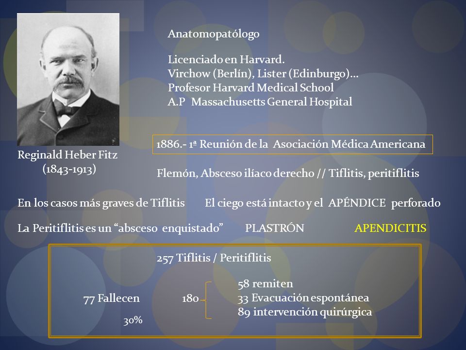 Virchow (Berlín), Lister (Edinburgo)...