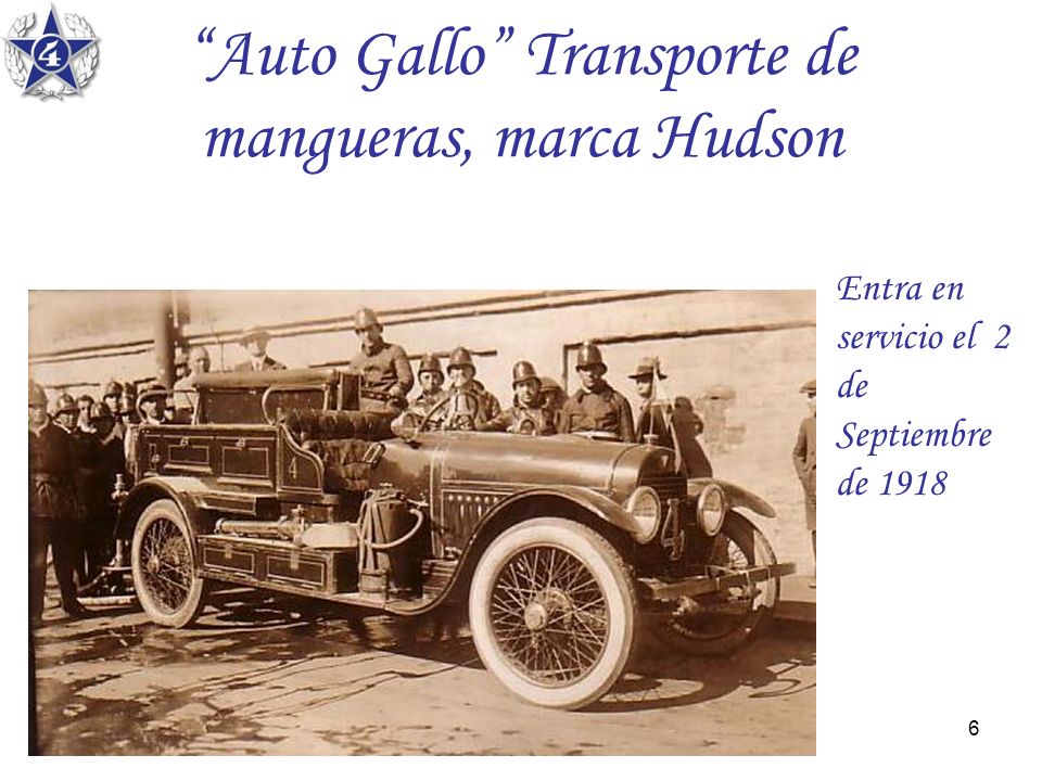 Auto Gallo Transporte de mangueras, marca Hudson