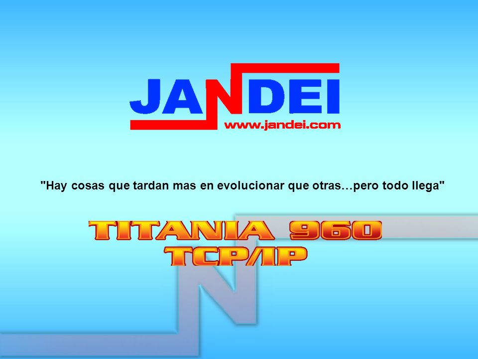 Hay cosas que tardan mas en evolucionar que otras…pero todo llega
