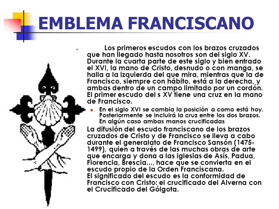 EMBLEMA FRANCISCANO