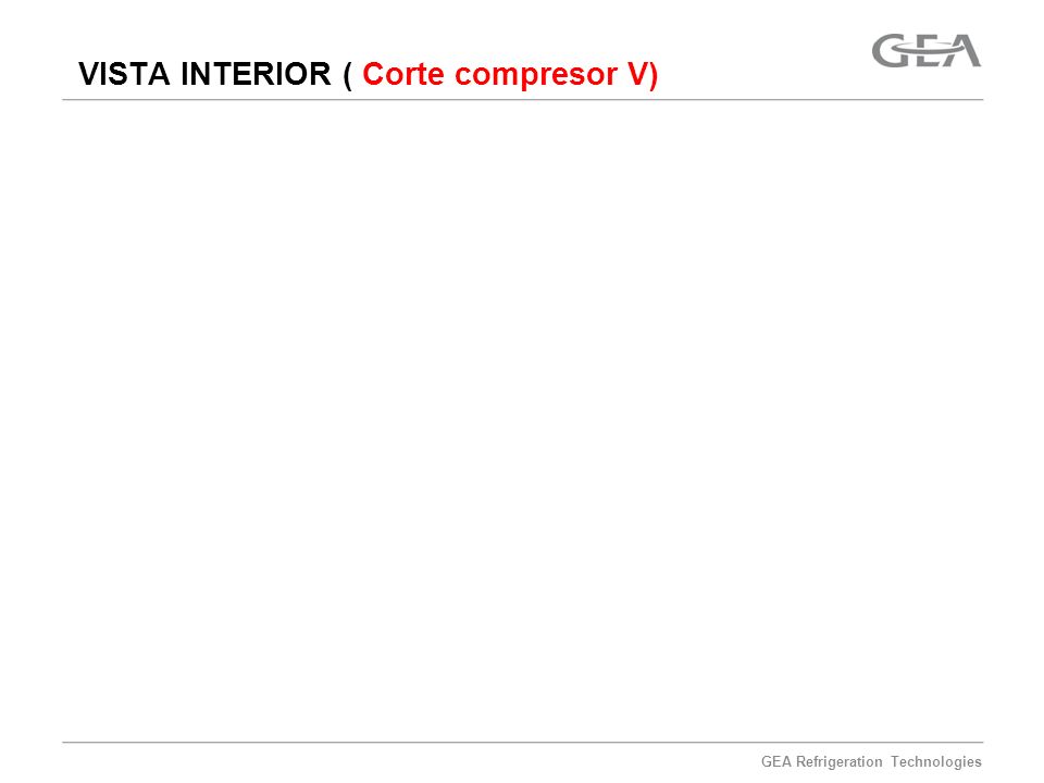 VISTA INTERIOR ( Corte compresor V)