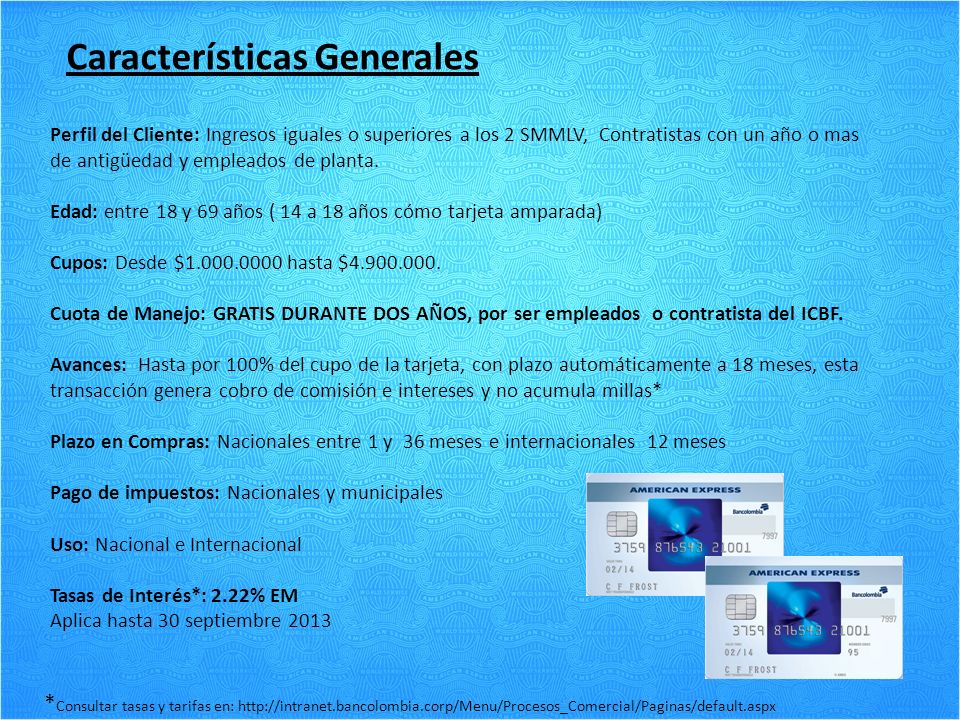 Características Generales