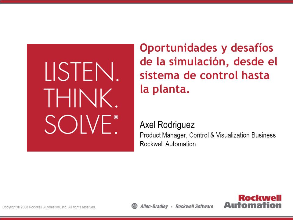 Oportunidades y desafíos de la simulación, desde el sistema de control hasta la planta.