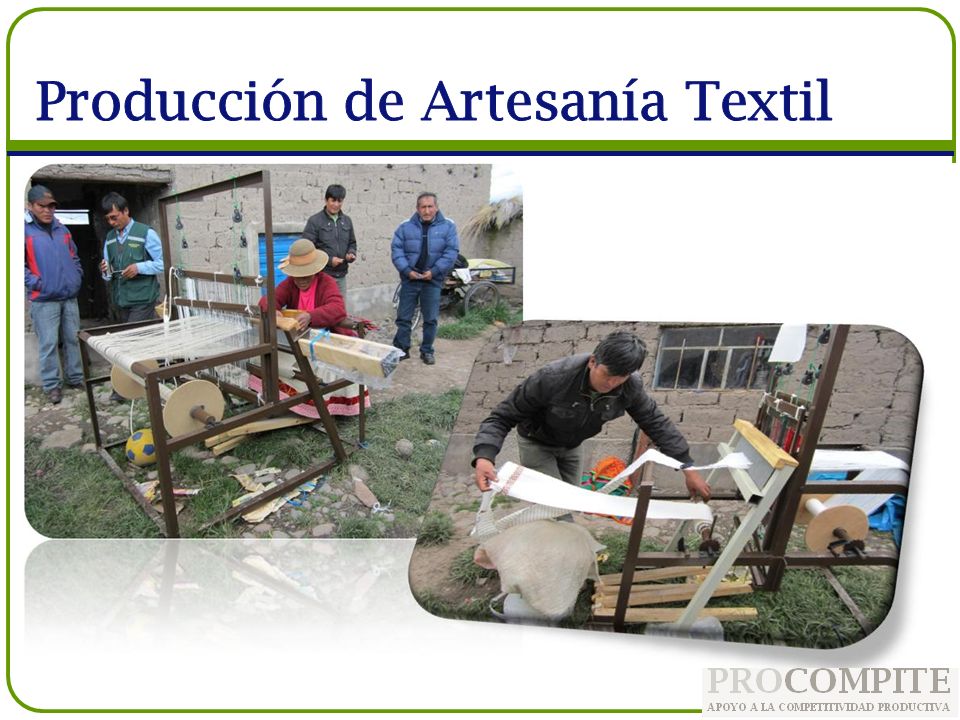 Producción de Artesanía Textil