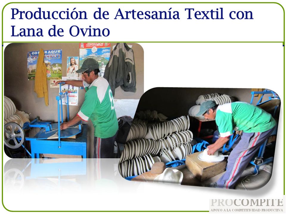 Producción de Artesanía Textil con Lana de Ovino