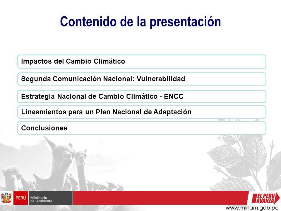 Contenido de la presentación