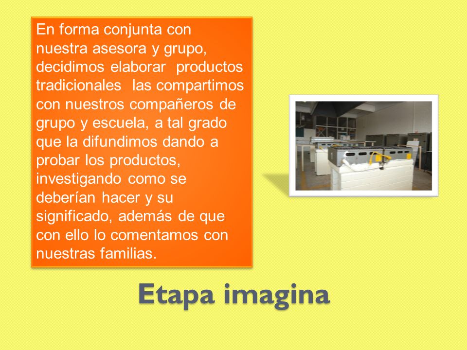 En forma conjunta con nuestra asesora y grupo, decidimos elaborar productos tradicionales las compartimos con nuestros compañeros de grupo y escuela, a tal grado que la difundimos dando a probar los productos, investigando como se deberían hacer y su significado, además de que con ello lo comentamos con nuestras familias.