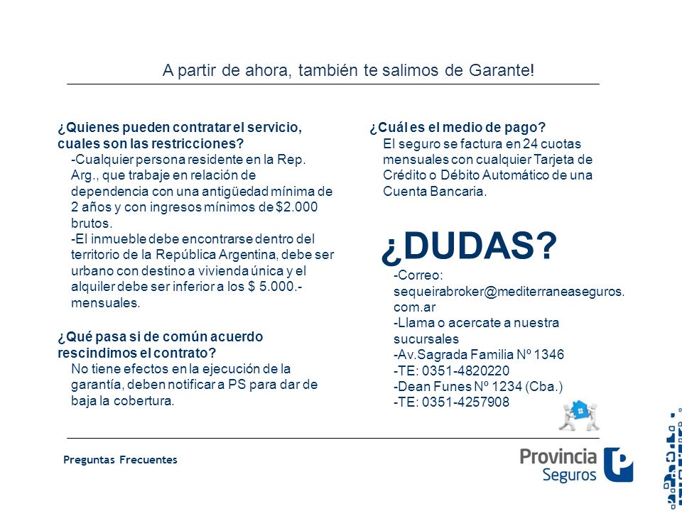 A partir de ahora, también te salimos de Garante!