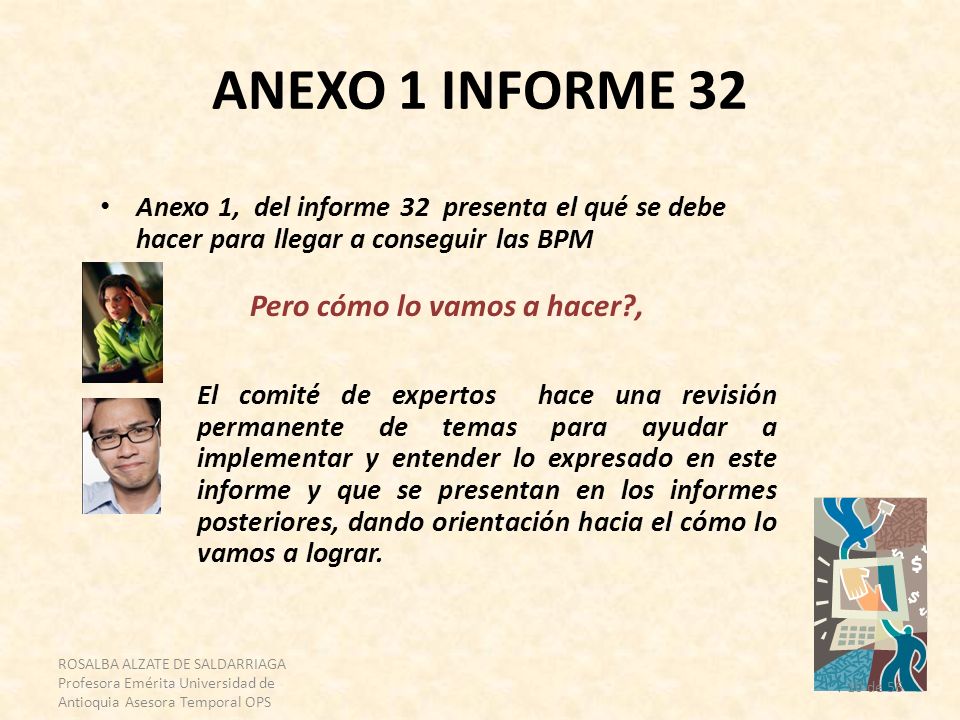 ANEXO 1 INFORME 32 Pero cómo lo vamos a hacer ,