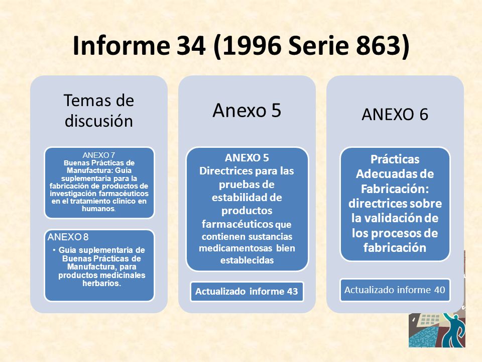 Informe 34 (1996 Serie 863) Anexo 5 Temas de discusión ANEXO 6