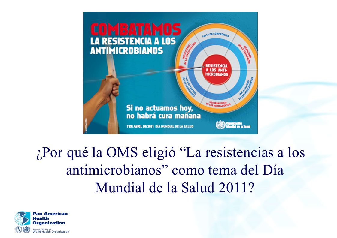 ¿Por qué la OMS eligió La resistencias a los antimicrobianos como tema del Día Mundial de la Salud 2011