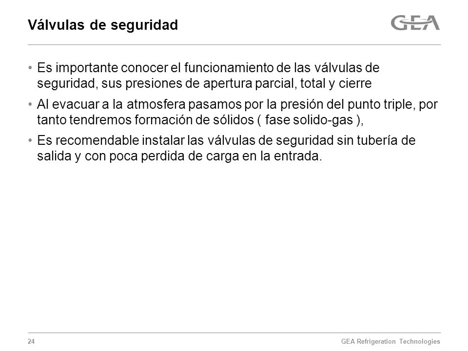 Válvulas de seguridad Es importante conocer el funcionamiento de las válvulas de seguridad, sus presiones de apertura parcial, total y cierre.