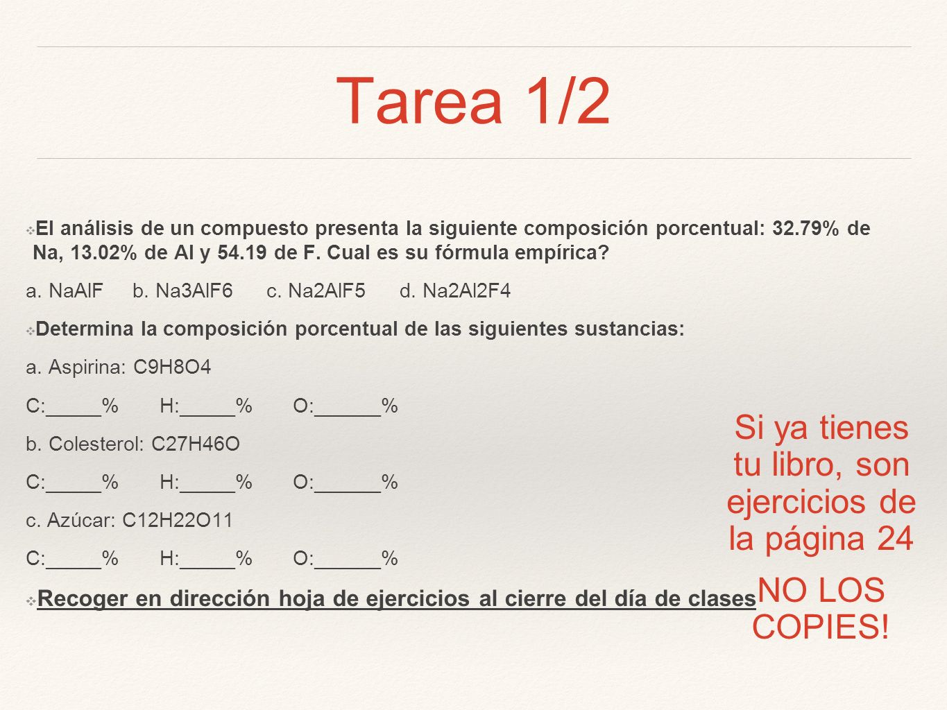 Si ya tienes tu libro, son ejercicios de la página 24