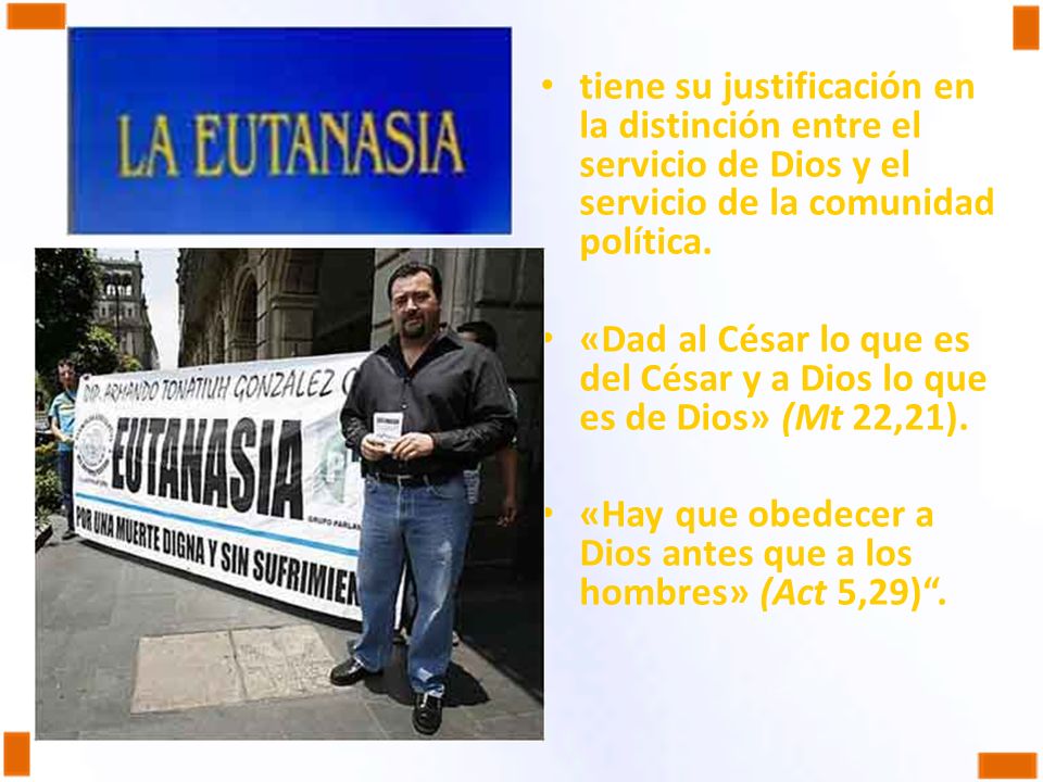 tiene su justificación en la distinción entre el servicio de Dios y el servicio de la comunidad política.